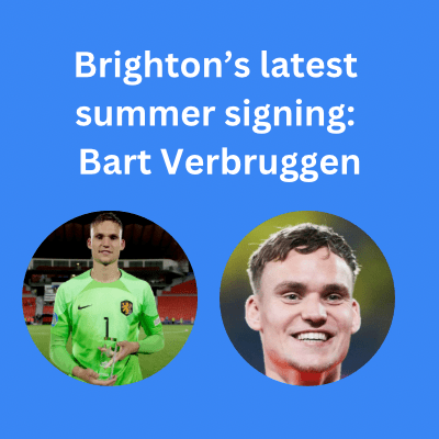 Exclusive: Brighton’s latest signing Verbruggen is ‘an immense&nbsp;talent’